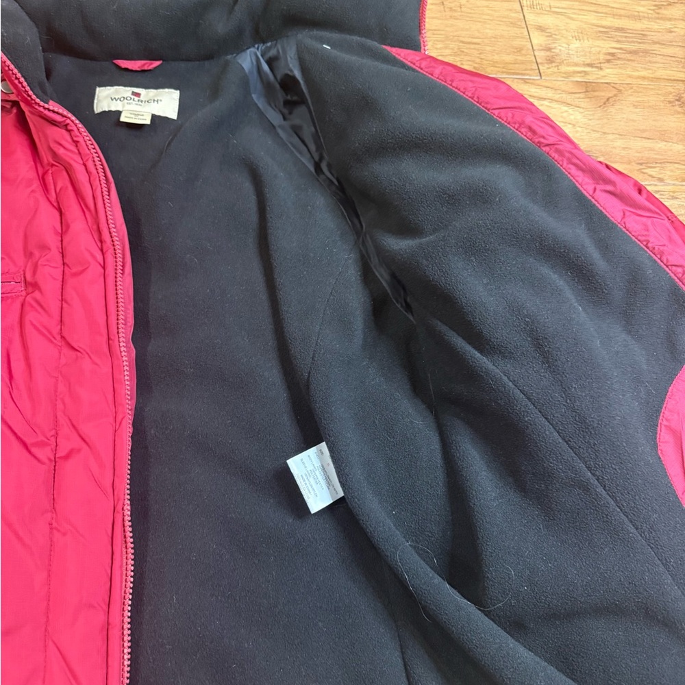 Woolrich Women’s Raspberry Puffer Jacket Size XL - Picture 6 of 9